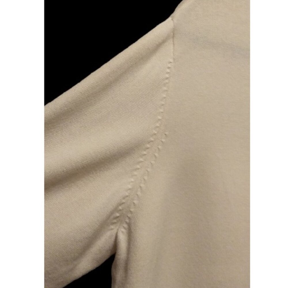 Off White Sweater, 1X - Picture 11 of 14